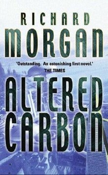 the book cover for Altered Carbon