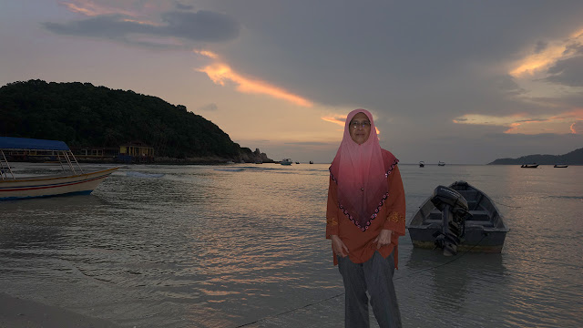 matahari terbit, Sunrise at Long-Beach Pulau Perhentian Kecil, Terengganu, Malaysia