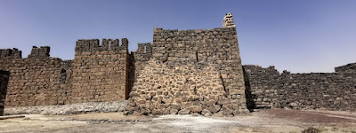 Jordania, castillos del desierto. Castillo de Qasr Al-Azraq.