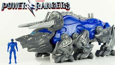 power rangers le film zord légendaire bleu tricératops dinosaure super héros et compagnie