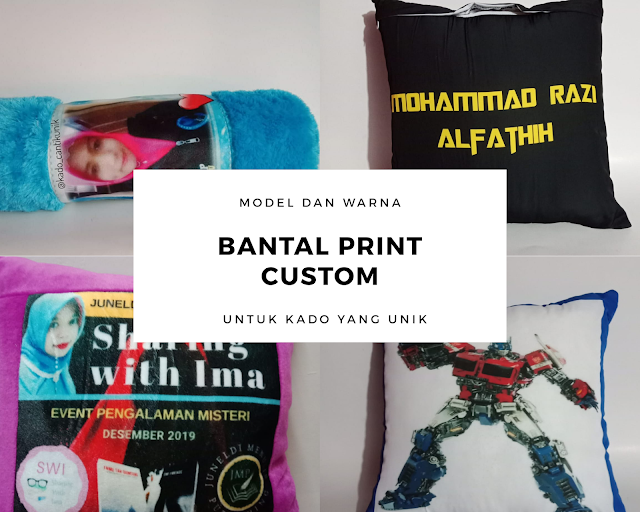 Bantal print