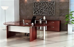 Napoli Executive Desk with Commute Mesh Chair