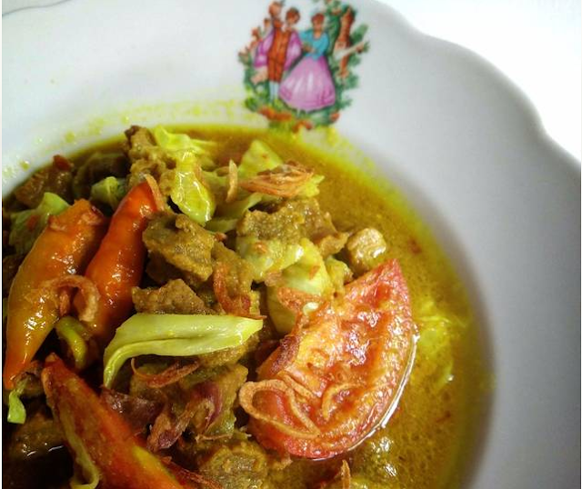 tongseng sapi tanpa santan