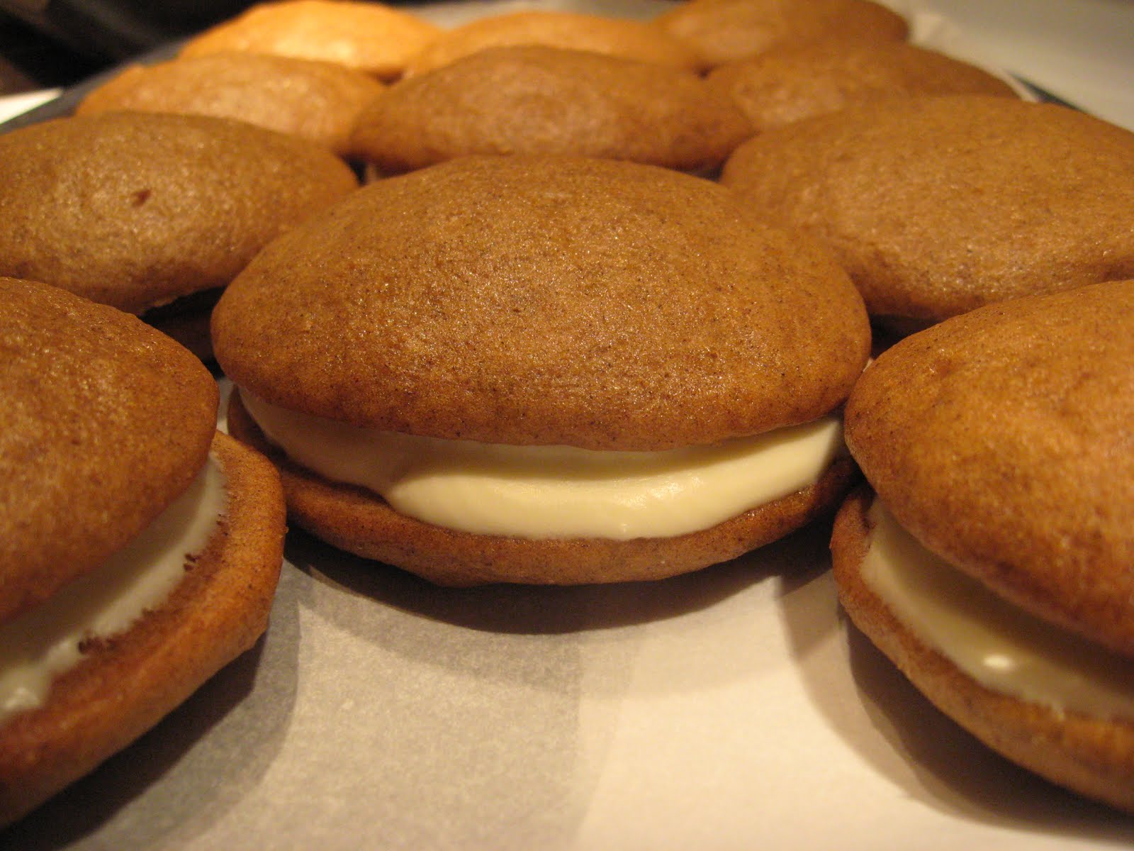 Recettes de Flipp Whoopie Pies  la Citrouille