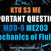 Mechanics of Fluids ME203 Important Questions | Module-6