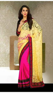 Karishma Kapoor Designer Sarees Collection @ 20% off + Rs. 300 off