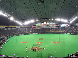 Home to center, Sapporo Dome