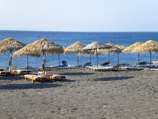 Santorini - Vlyhada as if in a moon landscape - Greece