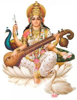 The musical inspiration Saraswati Mata. https://artprabir.blogspot.com