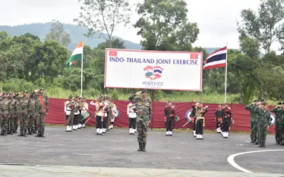 Closing Ceremony Indo-Thailand Joint Military Exercise Maitree - 2019