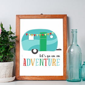 Let's Go On An Adventure Free Printable | 8x10 | Instant Download