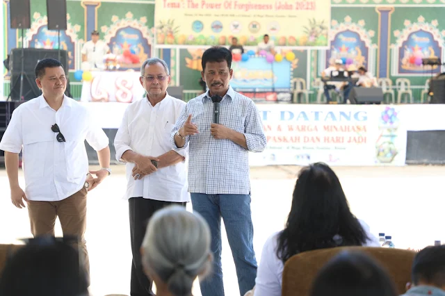 Hadiri HUT K2MB yang ke-48, Rudi : Kerukunan Antar Umat Beragama Jadi Kunci Pembangunan Daerah