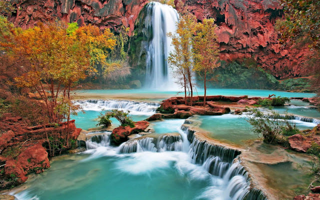 Free Download Mobile Wallpaper HD: Very Beautiful 3D Waterfall