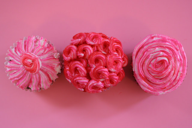 pink Valentine's Day Cupcakes