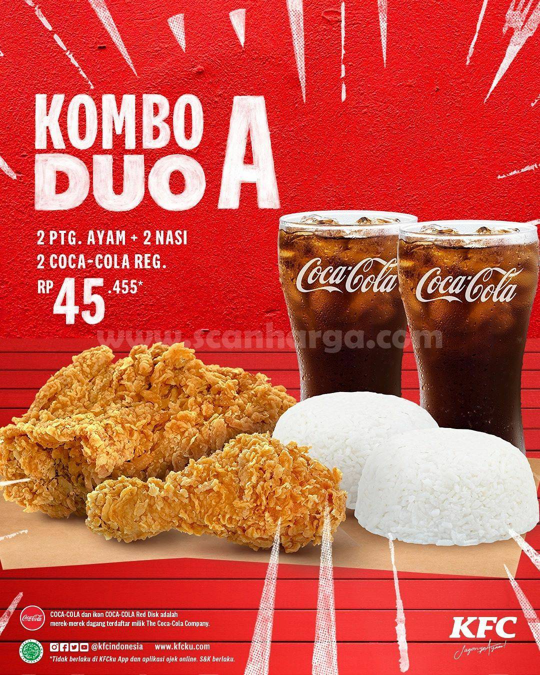 Promo KFC KOMBO DUO Harga Paket CUMA 50 Ribuan 2