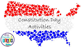 Constitution Day activities that can be done in Language Arts and Social Studies or Civics class.   Vocabulary graphic organizer for the Preamble to the Constitution.