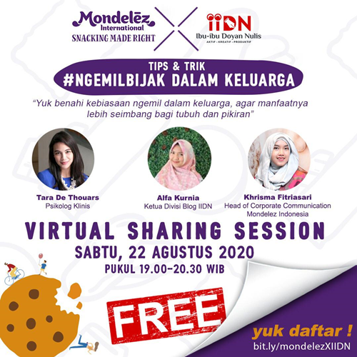 webinar 'Tips & Trick #NgemilBijak Dalam Keluarga