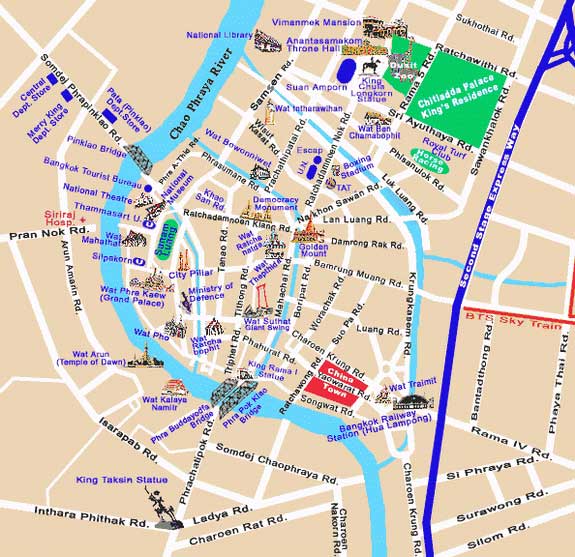 street map bangkok