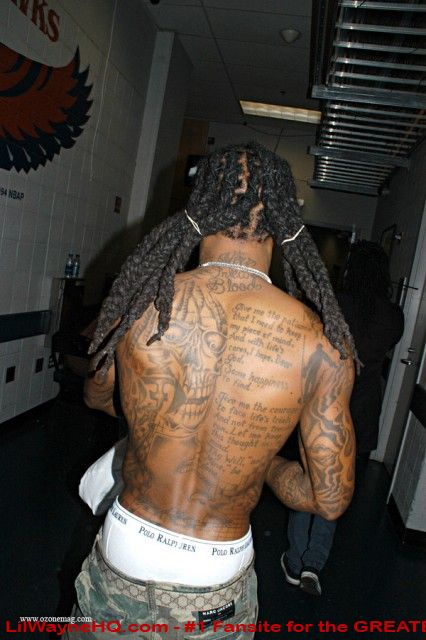 Lil Wayne 39s body tattoos