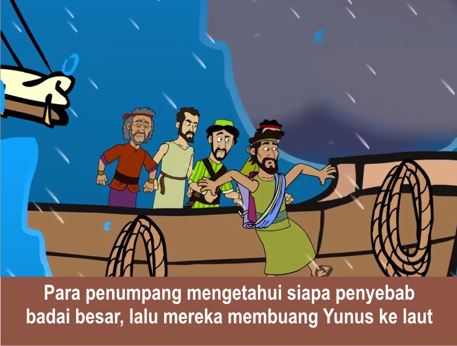 Komik Alkitab Anak: Yunus di Perut Ikan