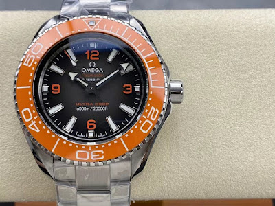 Omega Seamaster Planet Ocean Ultra Deep orange replica watch review