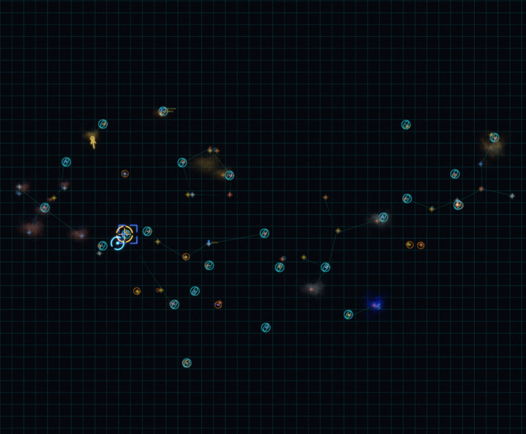 Starcom: Unknown Space - Galaxy Map of Icarus Build 15011