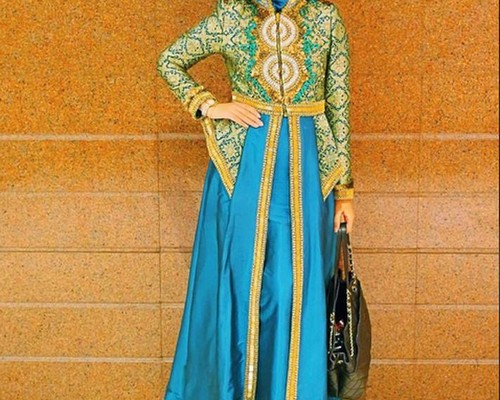 Model Baju Songket Pesta Kombinasi Silungkang Modern 