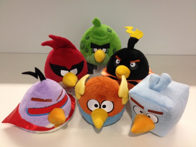 Plush Space Angry Birds