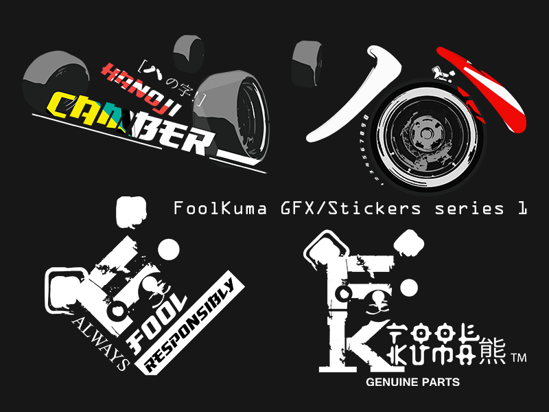 FoolKuma GFX/Stickers pack series 1