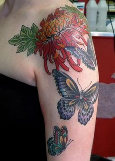 gothic sleeve tattoo