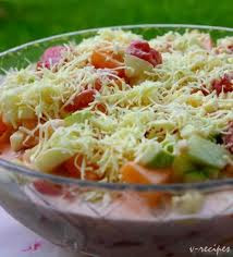 Resep Salad Buah Saus Keju