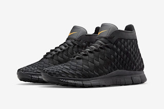 Free Inneva Woven Mid in All-Black toe