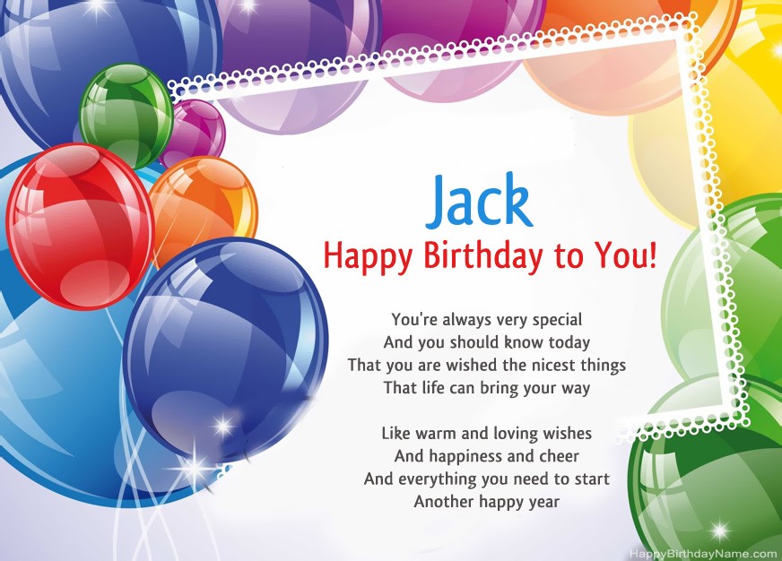 happy birthday jack images