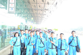 bergaya dulu lah sampai di terminal 1A Changi Airport