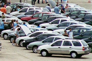 aumento nas vendas de carros usados.