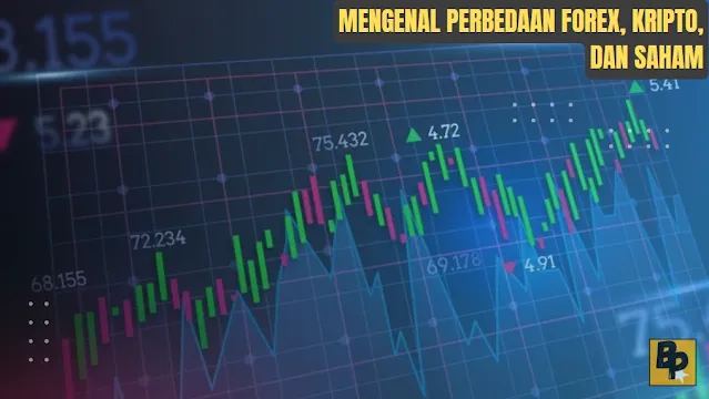 Mengenal Perbedaan Forex, Kripto, dan Saham