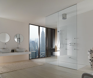bathroom design glass modern