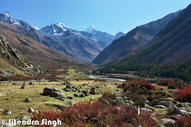 Kinnaur district of Himachal Pradesh is one of the most beautiful places and a great place to explore natural beauty with amazing culture. Jitendra is sharing a Photo Journey from Kinnaur this time. Check out this awesome series of Photographs from different parts of Kinnaur region in Himalayan State of India.Whenever we visualize Kinnaur, the very first thing comes into mind is route beyond Shimla which takes us to Kinnaur region. Kinnaur is connected through roads at very high altitude with deep valleys on one side and rocky mountains on other side. One of the most adventurous road trips in India are planned to Kaza throug various parts of Kinnaur like Kalpa, Rekong Peo, Sangla, Chango, Chitkul, Kothi, leo, lippa, Murang, Naco, Pooh, Rakcham, Ribba etc. Most of the Kinnaru region has beautifuk architecture, where we see amazing wooden houses which lasts for hundreds of year and a very good option for these folks who have to spend most of the year in snow or chilly weather. Kinnaur is one of the districts among 12 districts in Indian state of Himachal Pradesh. Kinnaur district is split into 3 body areas – Pooh, Kalpa, and Nichar. The executive headquarter of Kinnaur district is at ReckongPeo. Kinnaur, enclosed by the Tibet to the east, is within the northeast corner of Himachal Pradesh, regarding 235 kilometer from the capital, Shimla. Sangla Valley is full of orchards of apricots, peaches, chilgozas and apples.Most of the folks in Kinnaur are dependent on the fruit exports. very fine quality of Apple is produced in Kinnaur region of the country.Most of Kinnaur enjoys cold weather due to its high elevation, with long winters from October to May and short summers from June to September. The lower parts of the Sutlej Valley and the Baspa Valley receive monsoon rains. The upper areas of the valleys fall mainly in the rain-shadow area. These areas are considered to be arid regions, similar to the climate of Tibet. Jitendra has spend good time in villages of Kinnaur to understand real culture of the region and how these people live their life. And in states like Himachal, villages are best way to know about a particular geography. This holds good for India as well. India remain unexplored unless you visit villages in different regions like Himachal, Rajasthan, Maharashtra, kerala, North East etc.Zanskar which is a range of mountains and Dhauldhar is another one which enclose valleys of Sutlej, Spiti, Baspa and their tributaries. Kinnaur has beautiful landscape with apple orchards, forests, high hills with snow covered peaks and colorful houses. Spiritual Shivling lies at the height of Kinnar-Kailash Mountain. Hindustan-Tibet Road passes through the Kinnaur region on the bank of stream Sutlej and eventually enters Tibet at Shipki La passThese colorful landscapes with beautiful valleys and high mountains make Kinnaur a best place to spend summers. Climate is quite welcoming in summer, although seeing this place under white sheet of now during winters is altogether a different experience. Connectivity becomes of the issue during winters but it's worth planning fo it.Best way to explore Kinnaur is through own vehicle or hired vehicle, which gives you freedom of stopping anywhere anytime. but in that case, one needs to have control on stoppages as there are many beautiful landscapes on the way which my compell you to stop again n again and you may get late for better landscapes beyond the connectiing road. Road from Shimla to Kinnaur is quite adventurous. Usually tourists come to Shimla via Volvo or Train and then hire a local cab for further explorations.The present day Kinnauras do not constitute a homogeneous group and display significant territorial and ethnic diversity. For a better understanding of ethnic and cultural distribution, Kinnaur district may be classified into three territorial units. Lower Kinnaur comprise area between Chora at the boundary of the Kinnaur district with Rampur Bushahr and Kalpa including Nichar and Sangla valleys. The people of Lower Kinnaur are primarily of the Mediterranean physical type. It is difficult to distinguish them from the people residing in the adjoining Shimla district with whom they have some affinity. The people of lower Kinnaur are mostly Hindus though the ethno-historical factors have resulted in some Buddhist influence.The middle Kinnaur is the area between Kalpa and Kanam including Moorang tehsil. The people of middle Kinnaur are of mixed racial strain. Some have marked Mongoloid and others marked Mediterranean features. Many people have faith in both the religions.The upper Kinnaur comprises remaining north-eastern part of the district i.e. the area between Poo and Hangrang valley extending up to international border with Tibet. The predominant physical type of upper Kinnaur in the Mongoloid though a few persons with Mediterranean features are also seen in the area around Poo. However the people of Hangrang valley are almost universally Mongoloids. They mostly follow Mahayana Buddhist religionKinnaur has some very important rivers - the Satluj, which divides Kinnaur almost in two equal parts. The Spiti is the second major river of the district. Ropa divides the district Kinnaur and Lahaul-Spiti and merges with Satluj near Shiasu. The Baspa river rises on the North-Eastern declivity of the Dhauladhar range. The Yolong also joins the Spiti river.