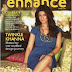 Twinkle Khanna on the cover of Enhance Interior magazine