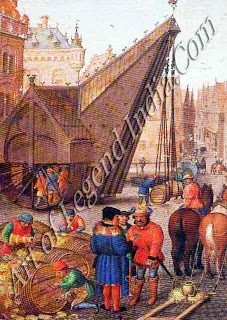 Barrels of wine, Among the many commodities entering the port of Bruges was wine by the barrel. Much of this wine was drunk by the locals themselves; average consumption of wine per head was 100 liters a year in 1420. 
