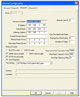 default static IP address