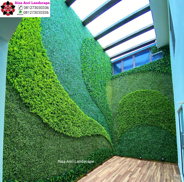 Risa Asri Landscape - Galeri Vertical Garden Tanaman Daun Asli & Palsu Atau Plastik Sintetis Artifisial