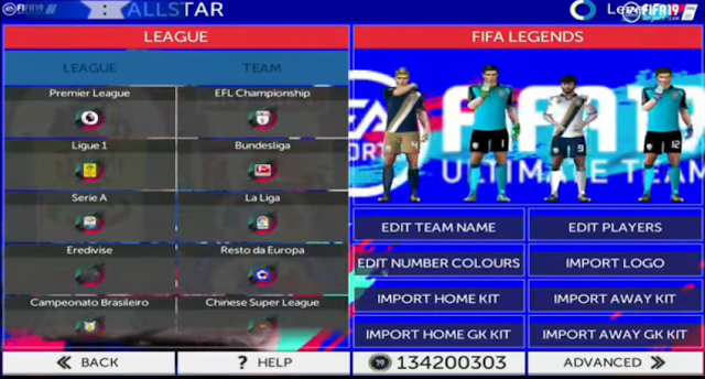 Download Game Android FTS 19 Mod FIFA 2019 Edition
