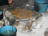 Индейская пища: жареная кукуруза