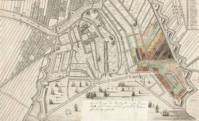 Amsterdam 1650 map