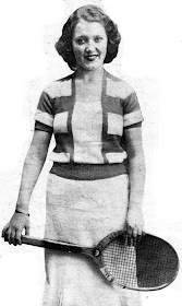 Free Knitting pattern 1930's - Striped Sweater