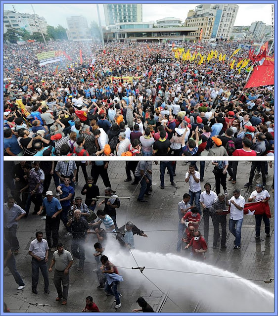 Taksim Square - Centre of Protest and Police Action