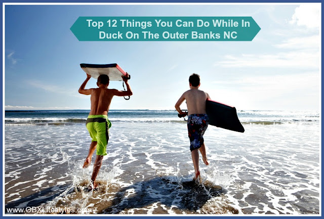 Tourists and residents of Outer Banks NC homes for sale in Duck get to enjoy these fun activities. 