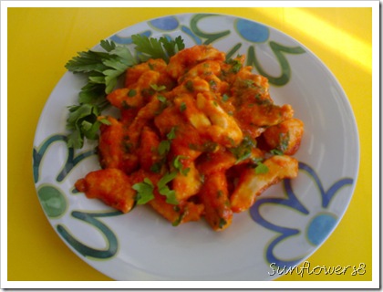 Straccetti di pollo al pomodoro