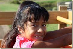 Ally on hayride